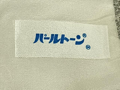 平和屋着物▽江戸小紋 単衣 切嵌花文 正絹 逸品 AABC0266fy