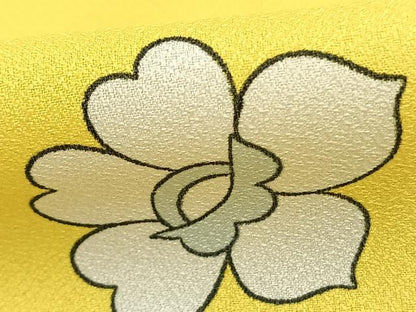 平和屋着物▽小紋 単衣 花尽くし 洗える着物 AABC0270fy