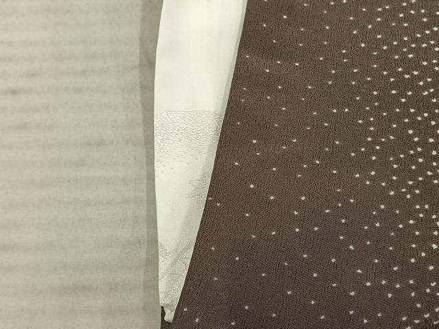 平和屋着物▽小紋 単衣 色紙風景文 洗える着物 AABC0274fy