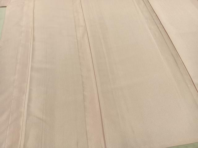 平和屋着物▽江戸小紋 単衣 万筋 ピンク色×白色 洗える着物 AABC0280fy