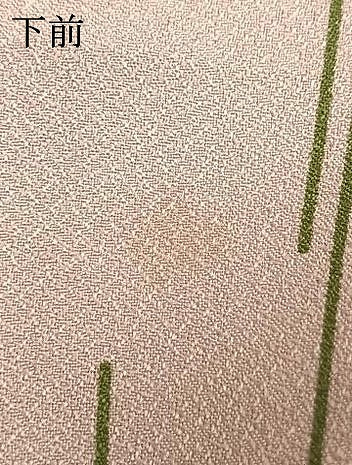 平和屋着物▽小紋　単衣　草花文　洗える着物　AABC0284fy