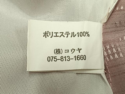 平和屋着物▽小紋 単衣 花織 露芝文 洗える着物 AABC0292fy