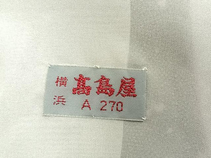 平和屋着物▽江戸小紋　単衣　散らし文　高島屋扱い　反端付き　ロング丈　洗える着物　未使用　AABC0293fy