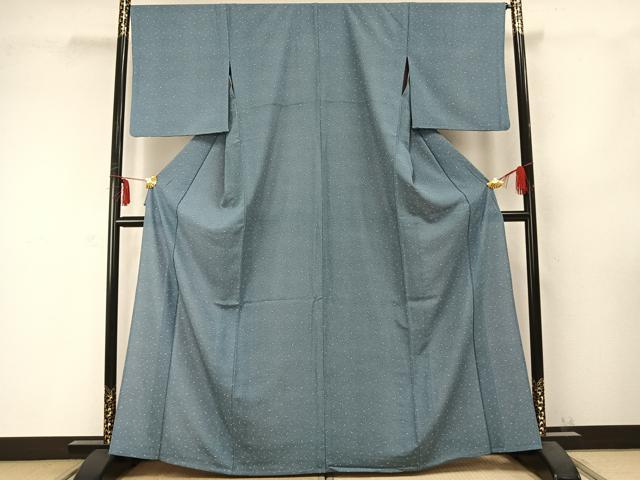 平和屋着物▽江戸小紋 単衣 散らし文 さんび謹製 洗える着物 AABC0304fy