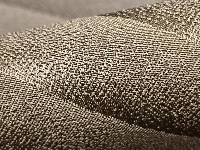 平和屋着物▽上質な小紋 単衣 霞文 正絹 逸品 未使用 AABC0327fy