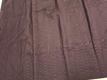 平和屋着物▽二部式 道行コート スリーシーズン 春夏秋 塵除け 杢目文 正絹 逸品 未使用 AABC0345fy