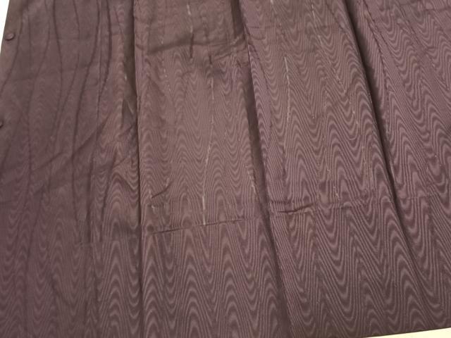 平和屋着物▽二部式 道行コート スリーシーズン 春夏秋 塵除け 杢目文 正絹 逸品 未使用 AABC0345fy