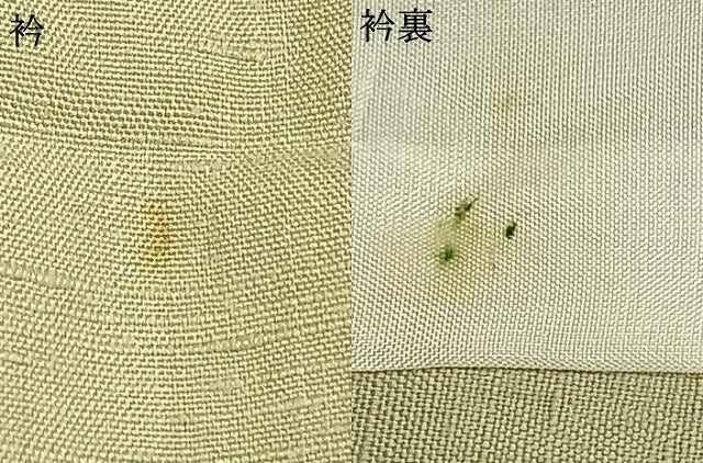 平和屋着物▽結城紬　単衣　100亀甲　色紙文　正絹　逸品　AABC0346fy