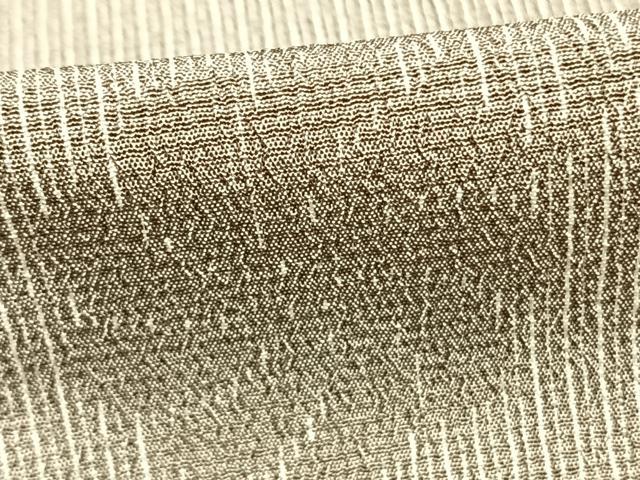 平和屋着物▽塩沢絣 単衣 舞花文 証紙付き ロング丈 正絹 逸品 AABC0350fy