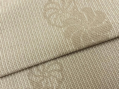 平和屋着物▽塩沢絣 単衣 舞花文 証紙付き ロング丈 正絹 逸品 AABC0350fy