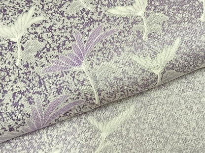 平和屋着物▽上質な小紋 単衣 舞花文 正絹 逸品 未使用 AABC0356fy