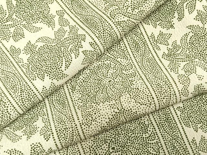 平和屋着物▽江戸小紋 単衣 草花間道 正絹 逸品 AABC0358fy