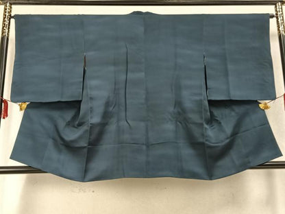 平和屋着物▽虹色創家 本郷大田子 道行コート スリーシーズン 春夏秋 塵除け 霞文 高島屋扱い 正絹 逸品 AABC0363fy