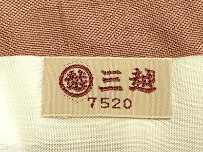 平和屋着物▽本加賀友禅作家 成竹登茂男 訪問着 単衣 紬地 草花文 三越扱い 正絹 逸品 AABC0369fy