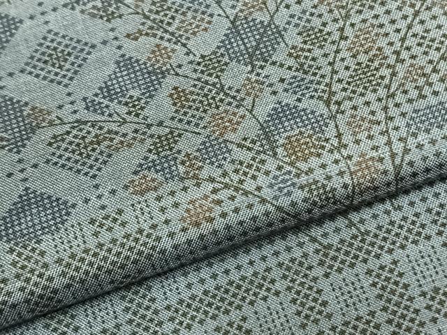 平和屋着物▽本場大島紬 単衣 色紙重ね文 正絹 逸品 AABC0370fy