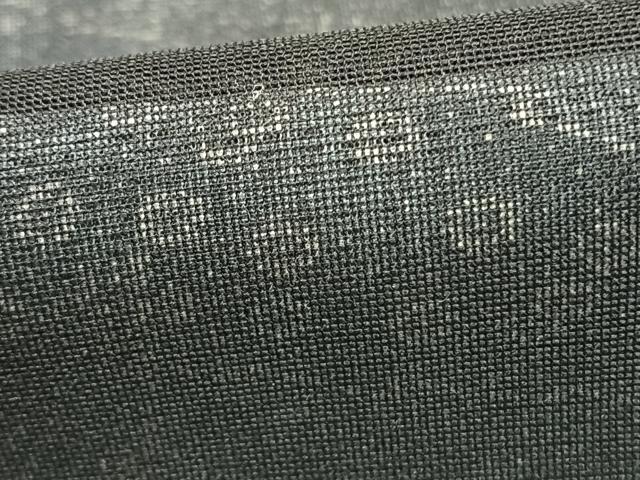 平和屋着物▽上質な小紋 無双 紗袷 紗×絽 葉尽くし 三越扱い 正絹 逸品 AABC0445fy