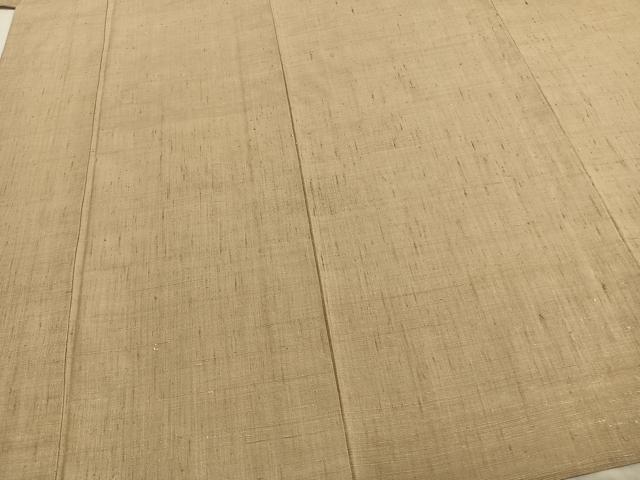 平和屋着物▽上質な紬 単衣 霞文 正絹 逸品 AABC0451fy