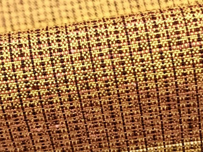 平和屋着物▽上質な紬 単衣 横段文 正絹 逸品 AABC0456fy
