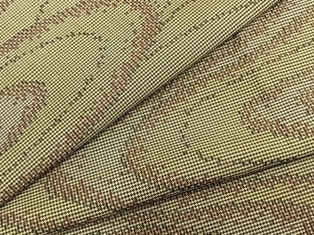 平和屋着物▽本場大島紬 単衣 流水文 正絹 逸品 AABC0468fy