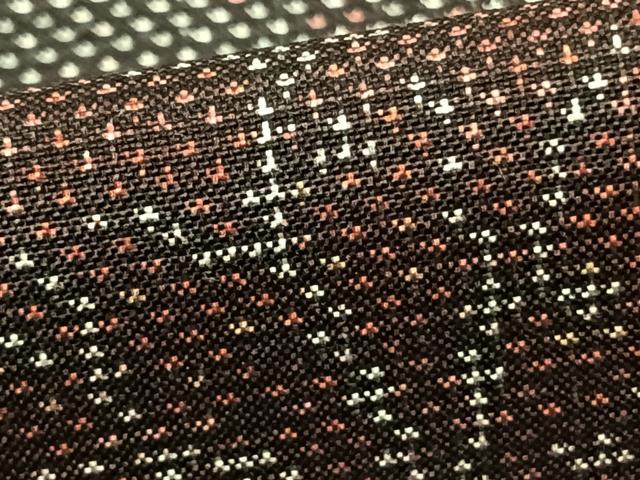 平和屋着物▽本場大島紬 単衣 9マルキ 樹林文 正絹 逸品 AABC0473fy