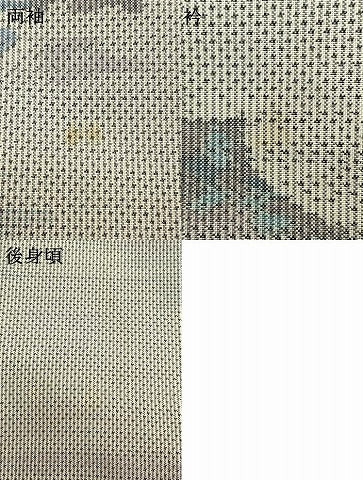 平和屋着物▽都喜ヱ門 本場大島紬 白大島 単衣 雲取り風景文 総絣 藤絹織物謹製 正絹 逸品 AABC0485fy