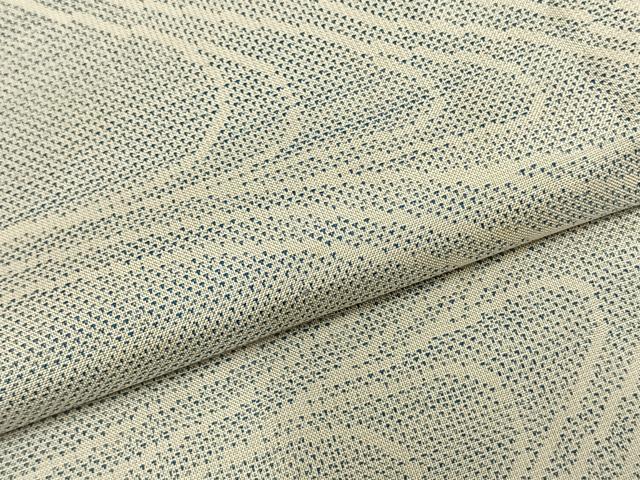 平和屋着物▽本場大島紬 白大島 単衣 9マルキ 流水文 正絹 逸品 AABC0495fy