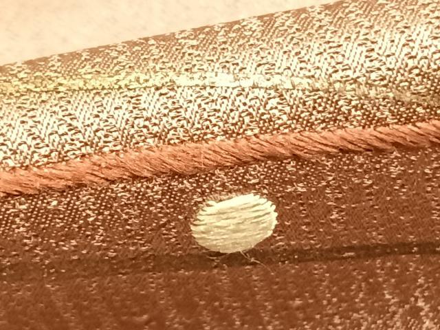 平和屋着物▽訪問着　単衣　刺繍　露芝文　金彩　正絹　逸品　AABC0501fy