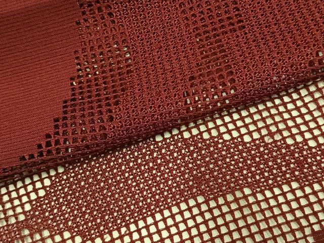 平和屋着物▽羽織 スリーシーズン 春夏秋 塵除け 幾何学文様 正絹 逸品 AABC0503fy
