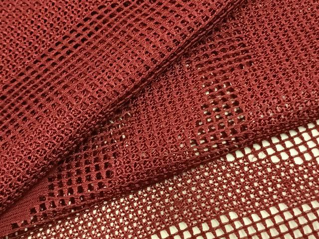 平和屋着物▽羽織 スリーシーズン 春夏秋 塵除け 幾何学文様 正絹 逸品 AABC0503fy