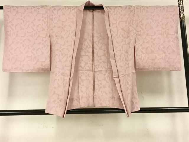 平和屋着物▽羽織 スリーシーズン 春夏秋 塵除け 草花文 正絹 逸品 AABC0504fy