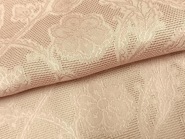 平和屋着物▽羽織 スリーシーズン 春夏秋 塵除け 草花文 正絹 逸品 AABC0504fy