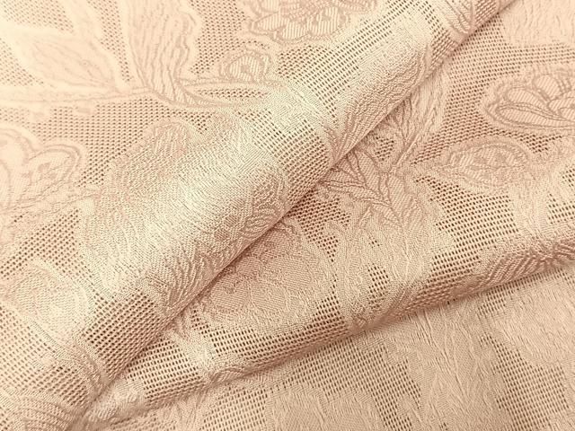 平和屋着物▽羽織 スリーシーズン 春夏秋 塵除け 草花文 正絹 逸品 AABC0504fy