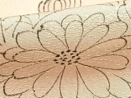 平和屋着物▽訪問着 単衣 手描き 草花文 暈し染め 正絹 逸品 AABC0507fy