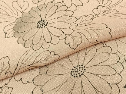 平和屋着物▽訪問着 単衣 手描き 草花文 暈し染め 正絹 逸品 AABC0507fy