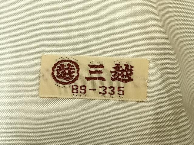 平和屋着物▽上質な紬 単衣 風景文 三越扱い 正絹 逸品 AABC0518fy
