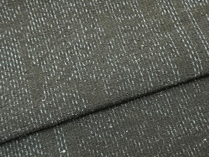 平和屋着物▽上質な紬 単衣 色紙重ね花文 正絹 逸品 AABC0520fy