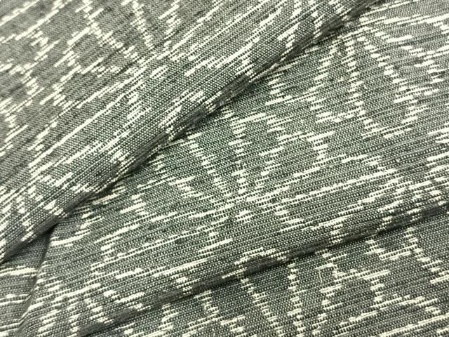 平和屋着物▽上質な紬 単衣 花尽くし 正絹 逸品 AABC0522fy