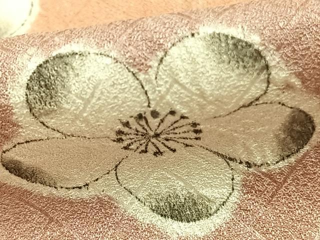 平和屋着物▽訪問着 単衣 絞り 辻が花 正絹 逸品 AABC0525fy