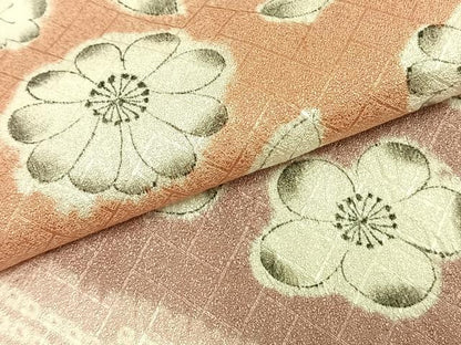 平和屋着物▽訪問着 単衣 絞り 辻が花 正絹 逸品 AABC0525fy