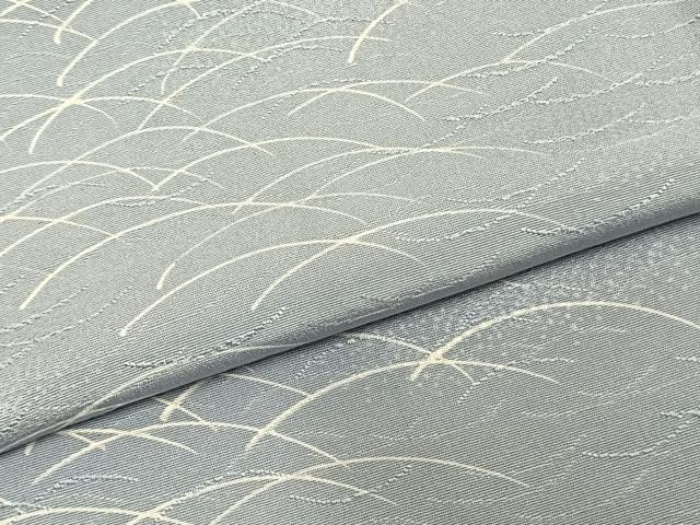 平和屋着物▽上質な小紋 単衣 芝文 正絹 逸品 AABC0529fy