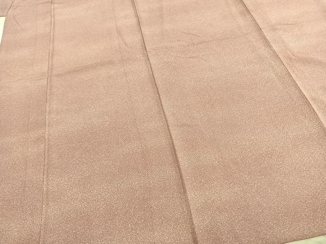 平和屋着物▽上質な小紋　単衣　霞文　正絹　逸品　AABC0535fy