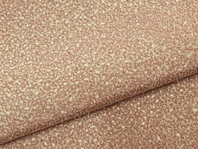 平和屋着物▽上質な小紋　単衣　霞文　正絹　逸品　AABC0535fy