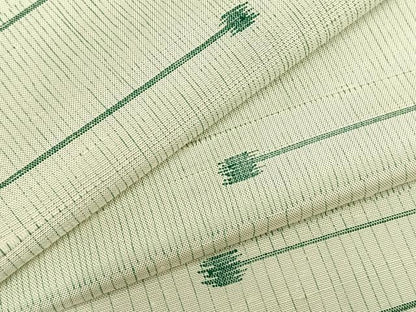 平和屋着物▽上質な紬 単衣 抽象文様 正絹 逸品 AABC0544fy