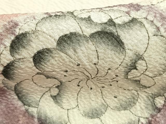 平和屋着物▽訪問着 単衣 辻が花 正絹 逸品 AABC0545fy