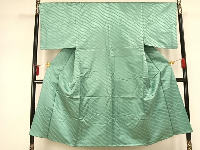 平和屋着物▽男性 小紋 単衣 抽象文様 洗える着物 AABC0557fy