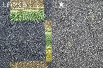平和屋着物▽小紋　単衣　市松文様　洗える着物　AABC0560fy