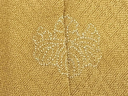 平和屋着物▽訪問着　単衣　刺繍　枝花文　暈し染め　正絹　逸品　AABC0562fy