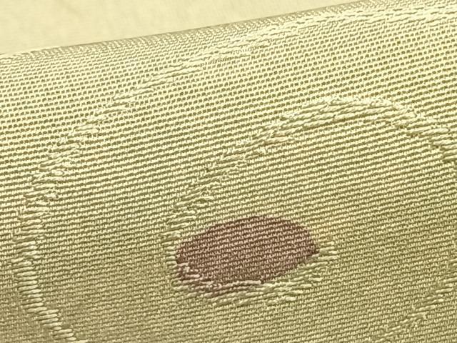平和屋着物▽上質な小紋 単衣 渦巻き文 正絹 逸品 AABC0563fy