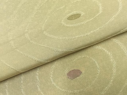 平和屋着物▽上質な小紋 単衣 渦巻き文 正絹 逸品 AABC0563fy