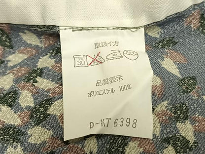 平和屋着物▽小紋 単衣 舞桜文 洗える着物 AABC0564fy